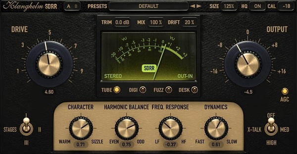 Klanghelm SDRR 2 saturation chameleon v2.2.1 WIN & MAC