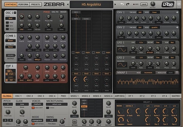 U-he Zebra 2 v2.9.0.9436 For WIN & MacOSX