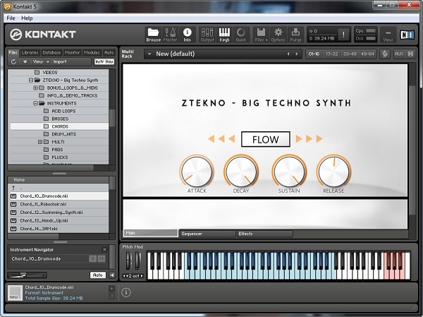 ZTEKNO Big Techno Synth KONTAKT