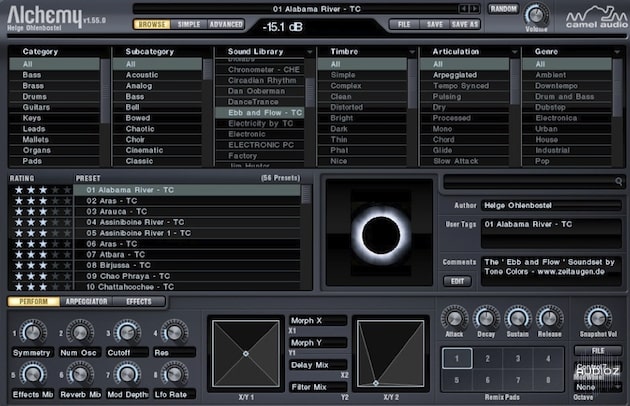 Camel Audio Alchemy Full v1.55 + Factory Library Win & MacOSX