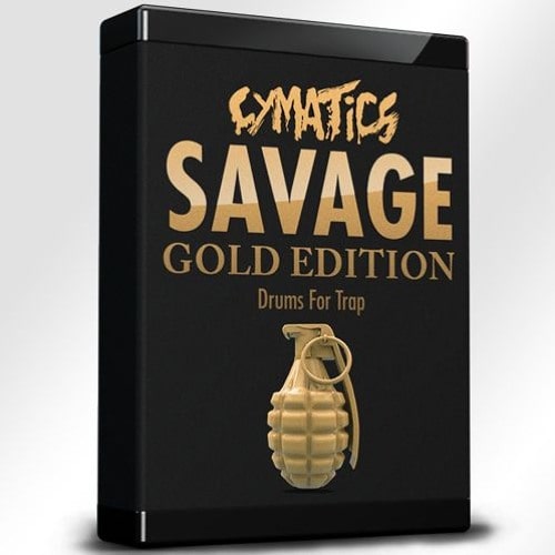 Cymatics Savage Drums for Trap Gold Edition WAV