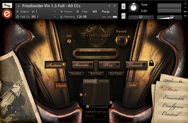 Friedlander Violin v1.5 Combo Edition Kontakt Library