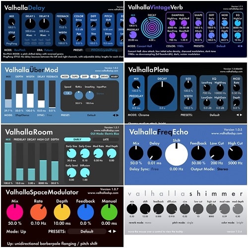 ValhallaDSP Plugins Bundle 2020 WIN & MACOSX