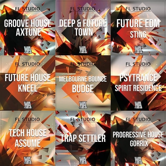 WA Production FL Studio Templates Collection