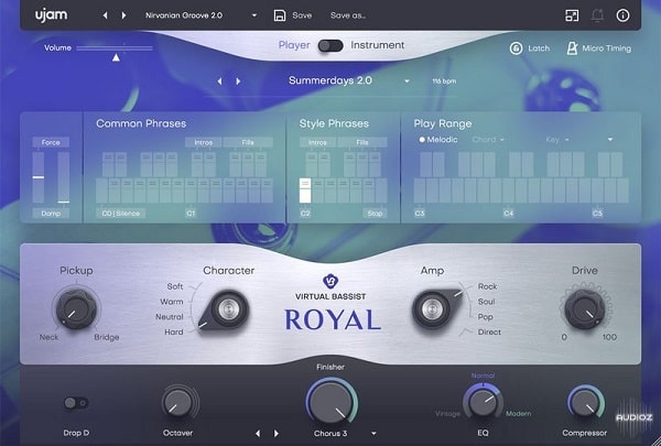 UJAM Virtual Bassist ROYAL v2.1.1 VST AAX [WIN]