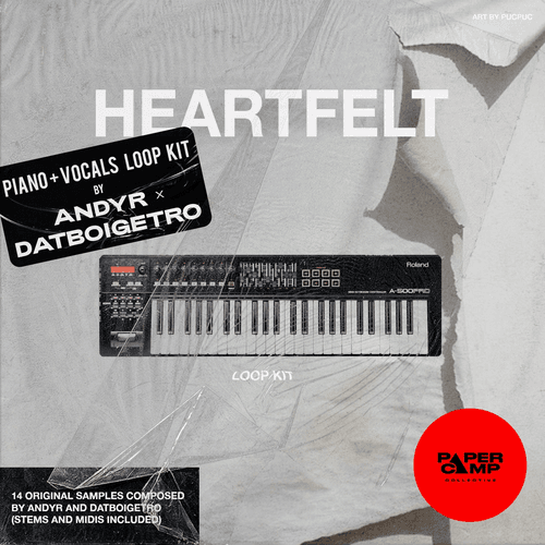 Andyr x datboigetro HEARTFELT (Piano + Vocals LOOP KIT) WAV MiDi