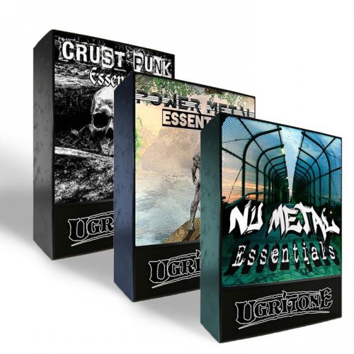 Ugritone Crust Punk + Power Metal + Nu Metal Essentials MIDI Packs Bundle 