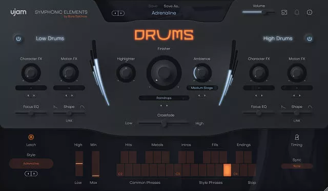 uJAM Symphonic Elements DRUMS